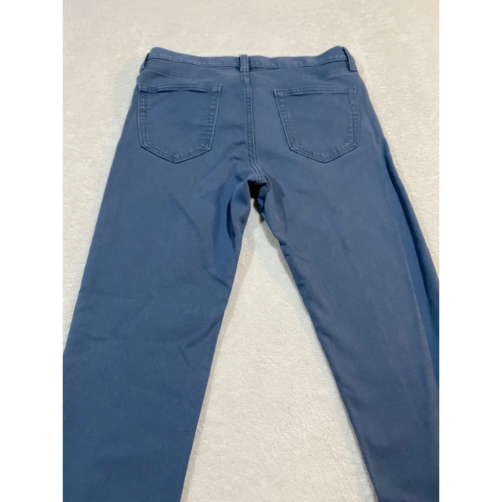 Banana Republic Traveler Pants Mens 32x34 Athletic Tapered Blue Shadow 360745-10